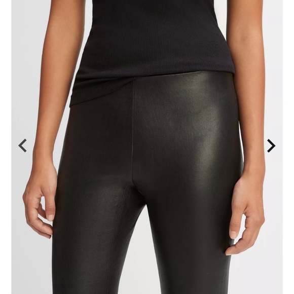 Vince Stretch Leather Leggings | Real Leather | Size M | Quiet Luxury - Picture 9 of 13